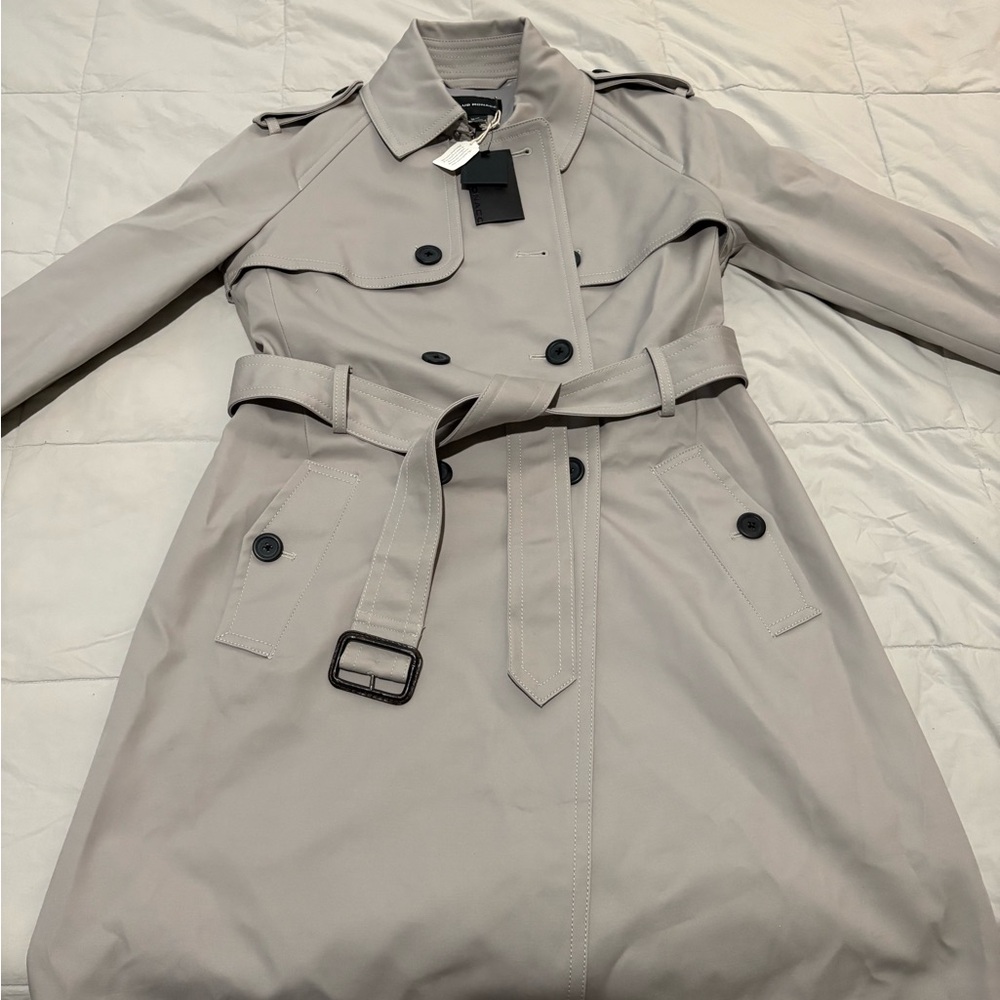 Club Monaco stretch cotton trench